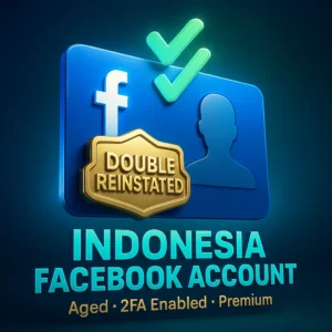 Double Reinstated Indonesia Facebook Account product image