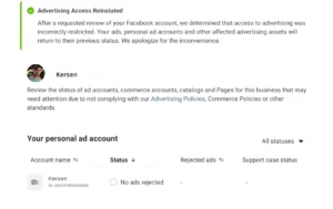 Double Reinstated Indonesia Facebook Account product image