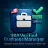 Facebook ID Verified Reinstated Business Manager | Daily Spend Limit $50 – USA 🇺🇸