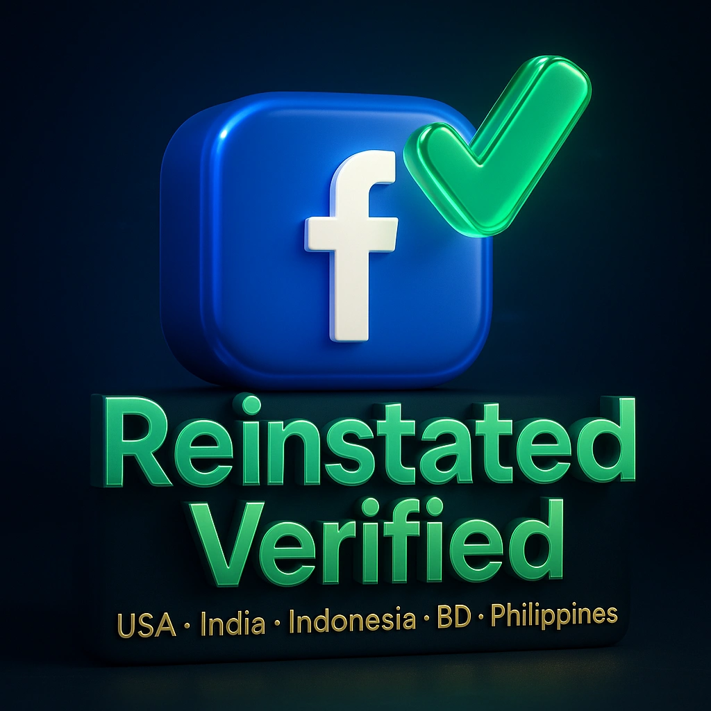 REINSTATE FB ACCOUNTS